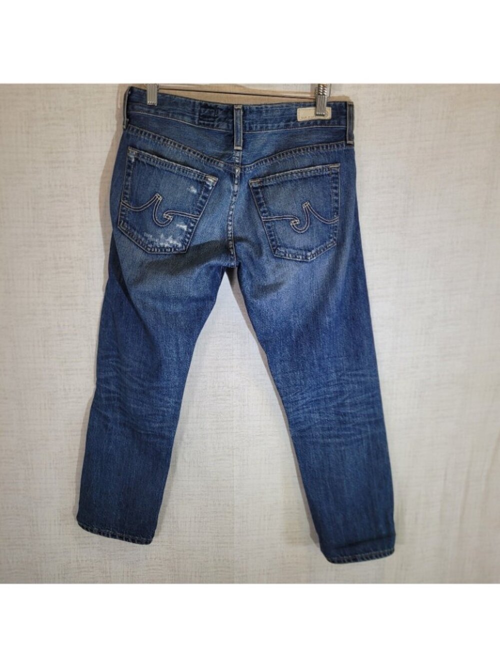 Adriano Goldschmied Piper Crop Jeans Womens 26R 31x25 Slouchy Slim Denim Stretch - Picture 5 of 14